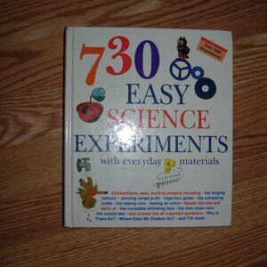 730 Easy Science Experiments Book